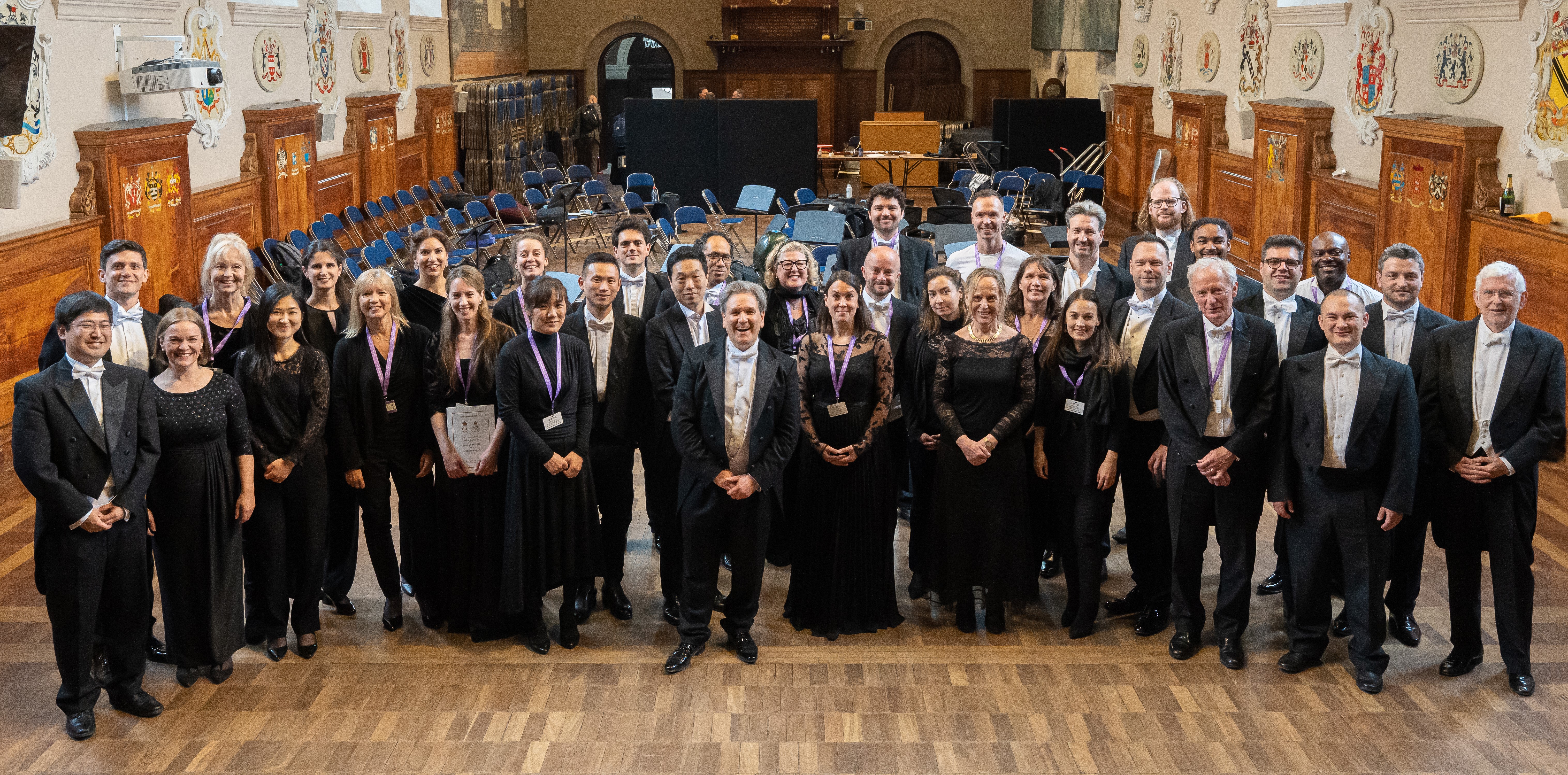 A group photo of th eCoronation Orchestra musicians