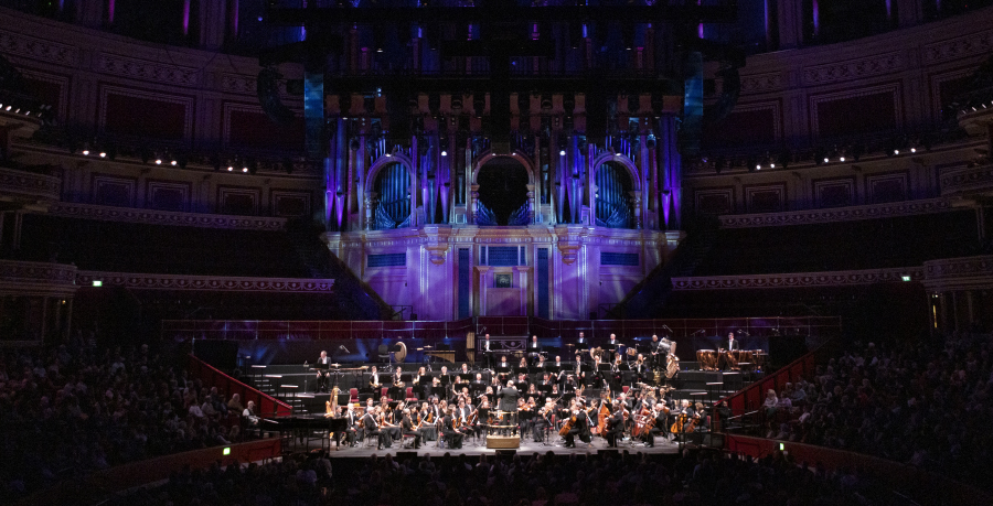 The RPO performing on stage at the Royal Albert Hall