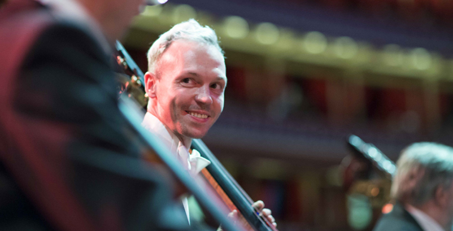 An image of Double Bassist Benn Cunningham