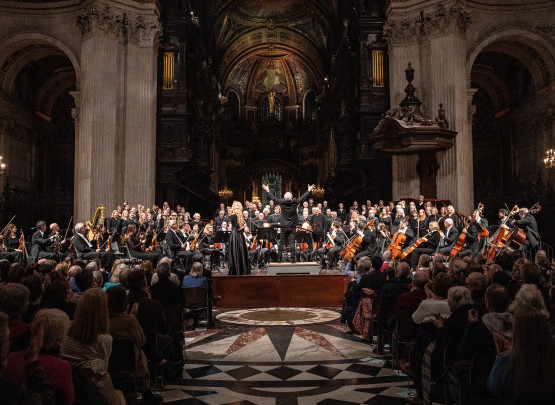 Image of John Rutter at St Paul's Cathedral